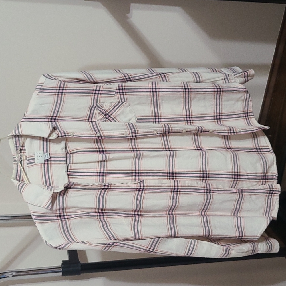Plaid long sleeve shirt